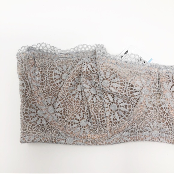 Free People Starla Underwire Demi Bra Skies 34C - Picture 5 of 9